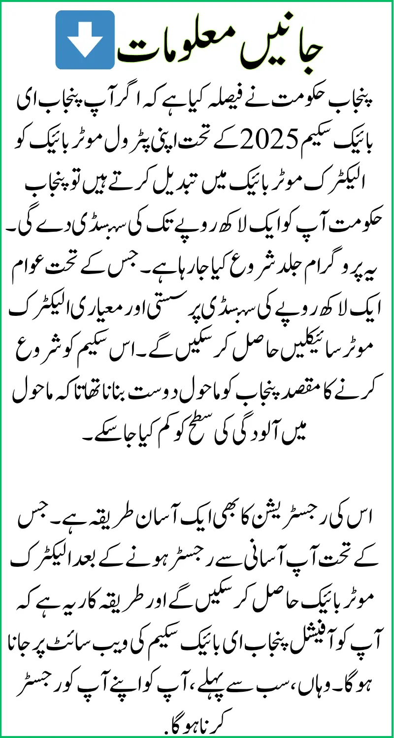 Punjab E Bike Scheme 2025
