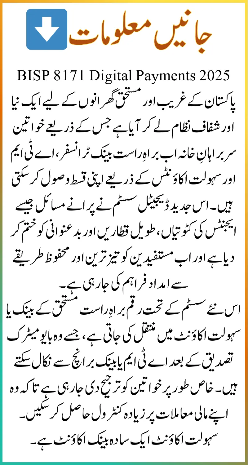 BISP 8171 Digital Payments